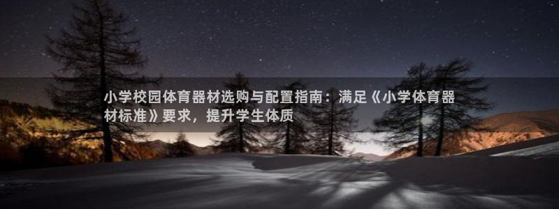 极悦平台官网登录入口网址是多少：小学校园体育器材选购