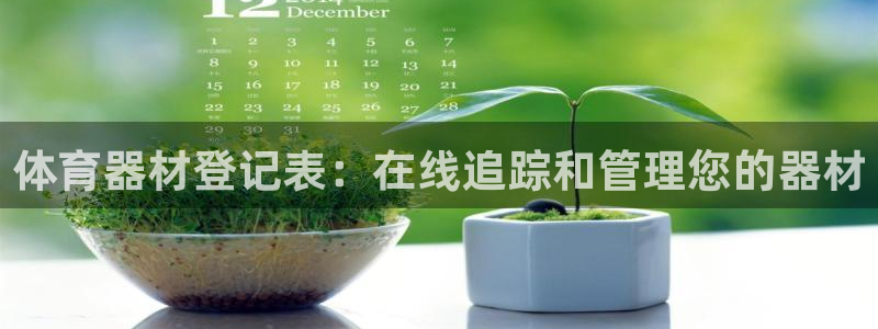 极悦娱乐代理：体育器材登记表：在线追踪和管理您的器材