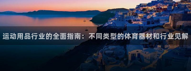极悦平台官网入口：运动用品行业的全面指南：不同类型的