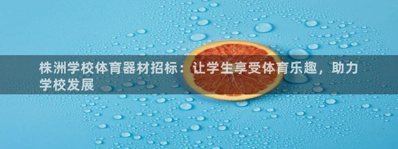 极悦娱乐的创始人背景故事：株洲学校体育器材招标：让学