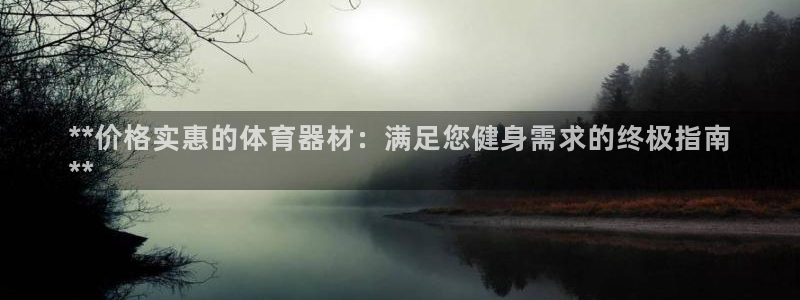 极悦娱乐官方网站首页：**价格实惠的体育器材：满足您