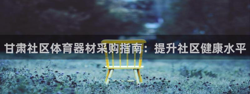 极悦平台注册用户名格式错误：甘肃社区体育器材采购指南