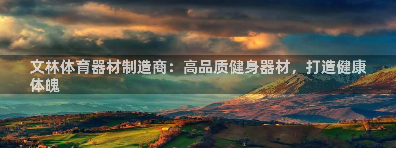 极悦平台是干什么的：文林体育器材制造商：高品质健身器