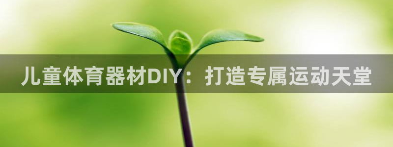 极悦平台使用教程视频：儿童体育器材DIY：打造专属运