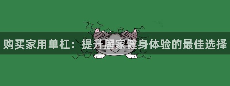 极悦娱乐股东结构：购买家用单杠：提升居家健身体验的最