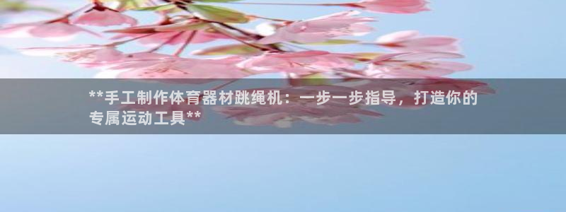 极悦平台注册登录入口：**手工制作体育器材跳绳机：一步一步指