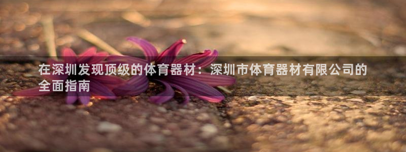 极悦娱乐贴吧百度：在深圳发现顶级的体育器材：深圳市体
